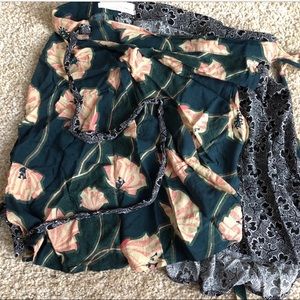 UO wrap skirt